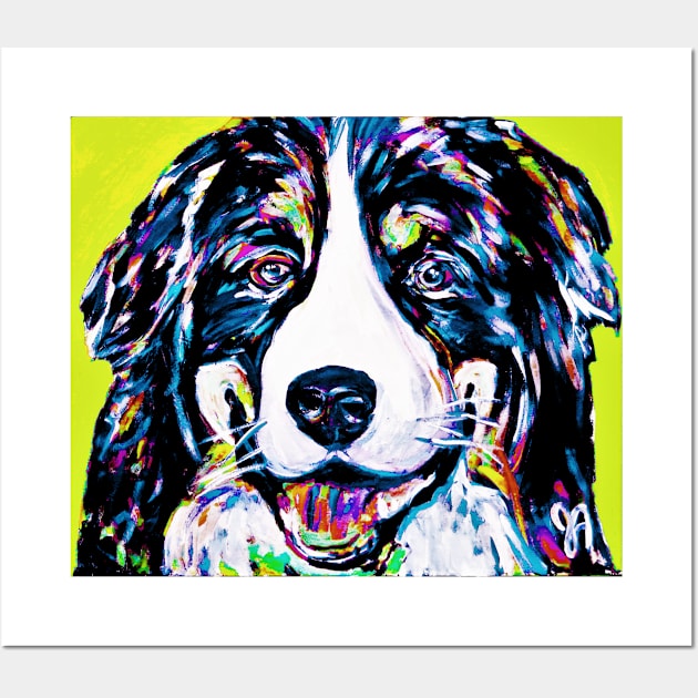 Bernese Mountain Dog Wall Art by Jeneralarts